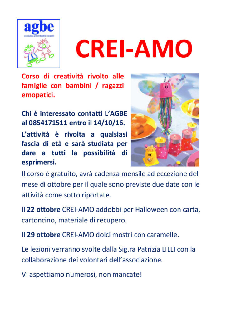 22 ott 2016 - Corso di Creatività