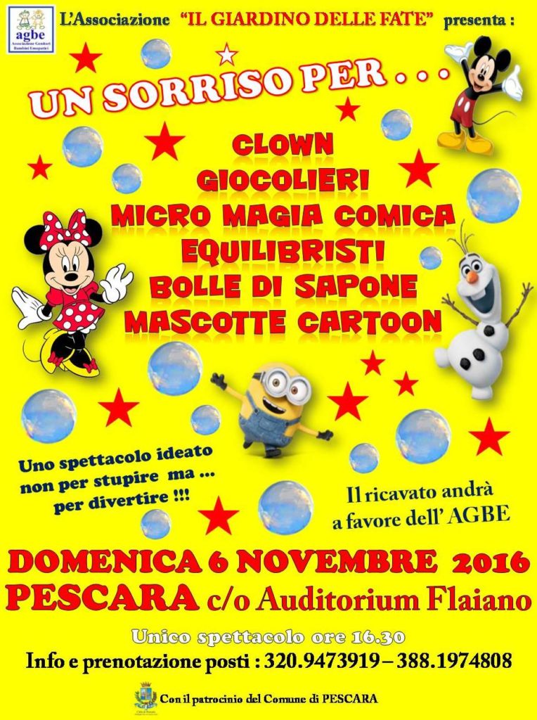 06 nov. 2016 - Un Sorriso Per...