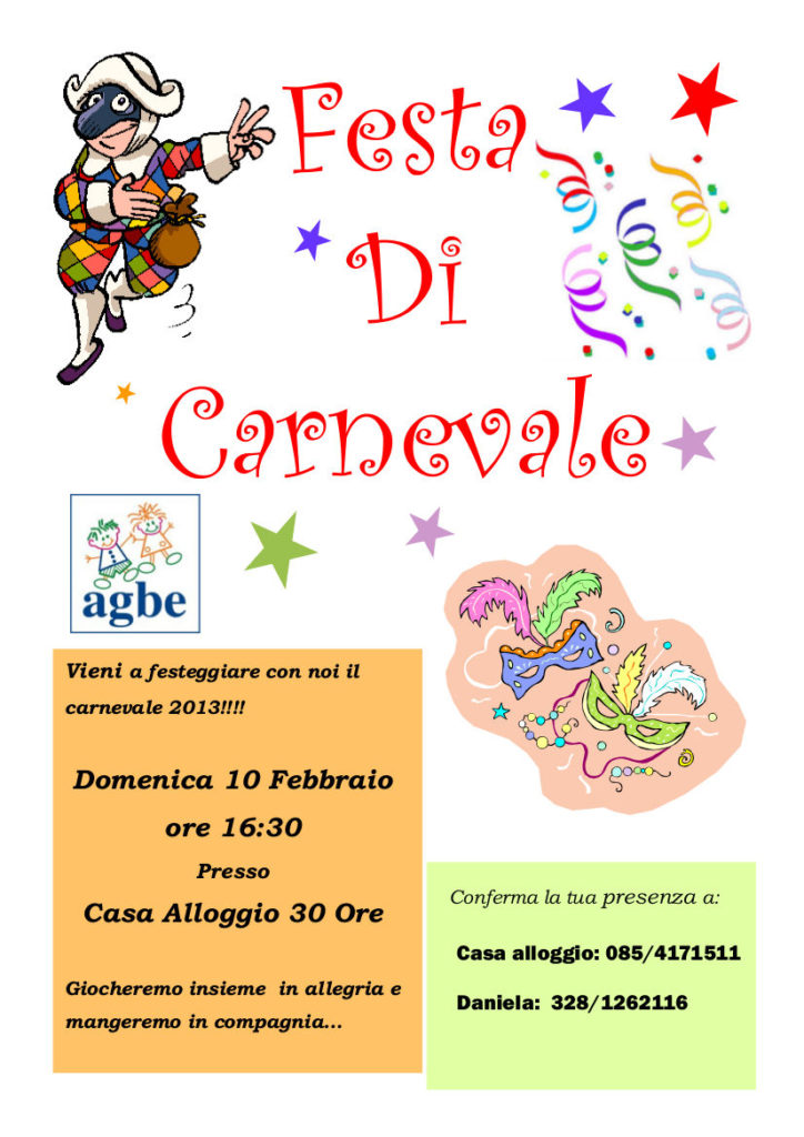 10 febbraio 2013 - Carnevale con l'AGBE