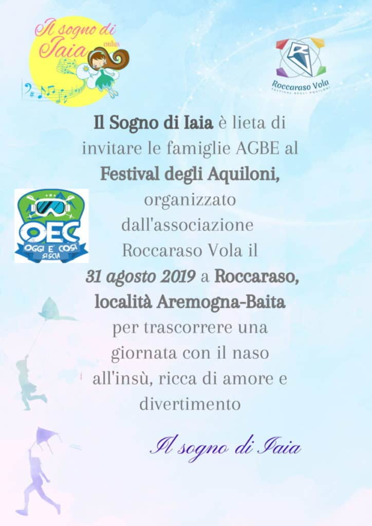 L’AGBE INSIEME A IL SOGNO DI IAIA